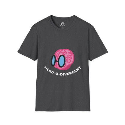 "Nerd-o-Divergent Main Logo" Unisex Softstyle T-Shirt