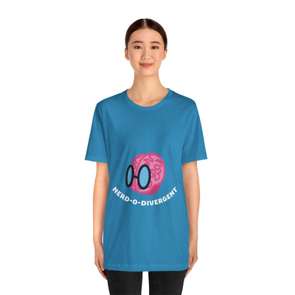 "Nerd-o-Divergent Main Logo" Unisex Jersey Short Sleeve Tee