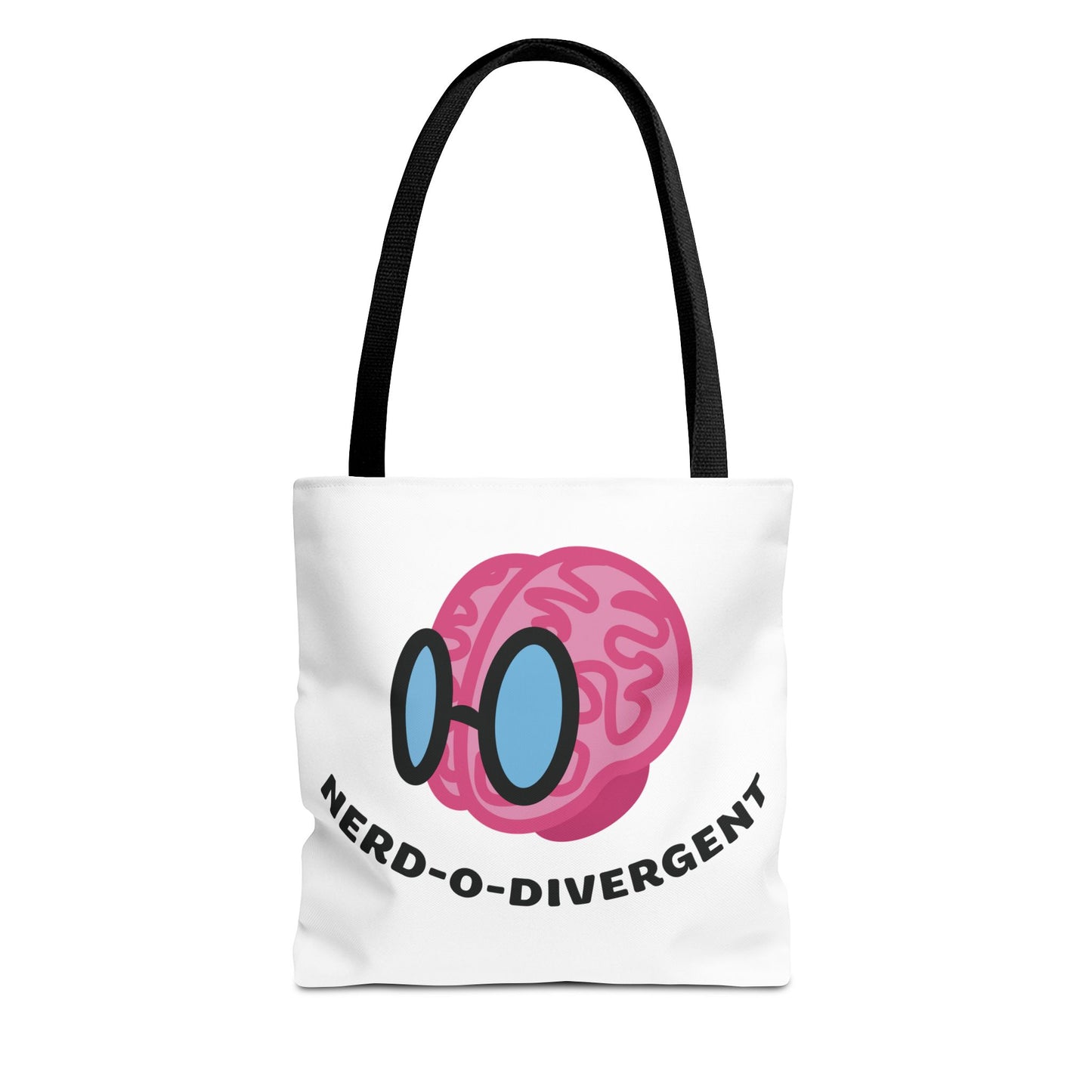 "Nerd-o-Divergent Main Logo" Tote Bag (AOP)