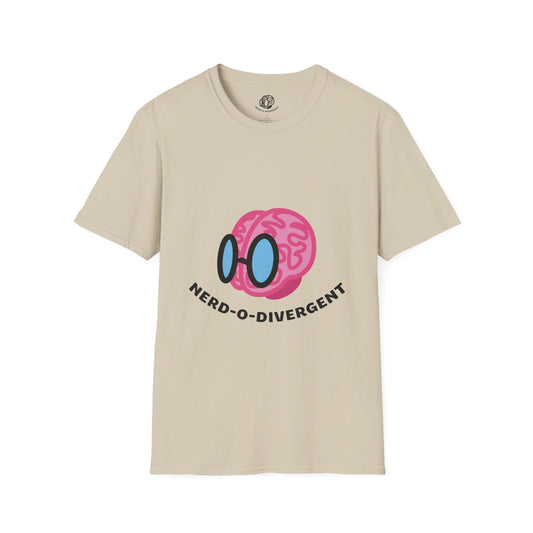"Nerd-o-Divergent Main Logo" Unisex Softstyle T-Shirt